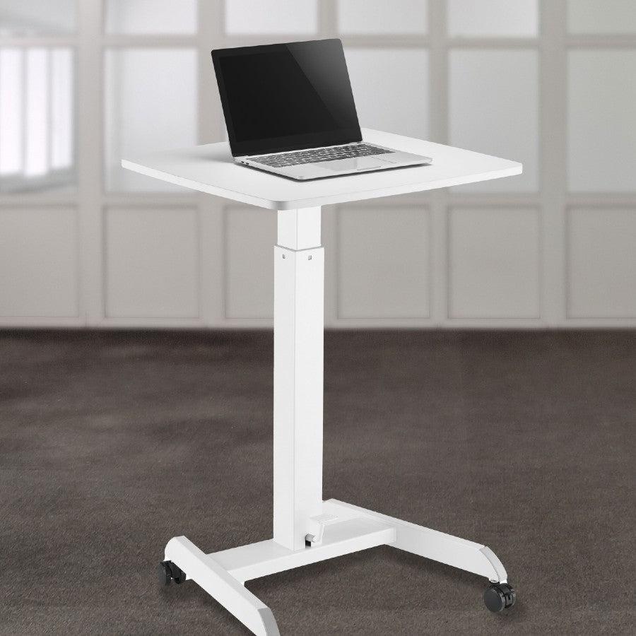 Kantek Mobile Height Adjustable Sit Stand Desk, Compact
