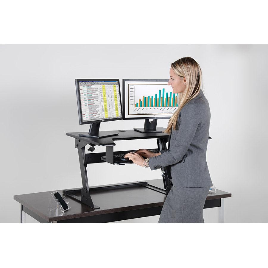 Kantek Sit to Stand Desk Riser - Manual