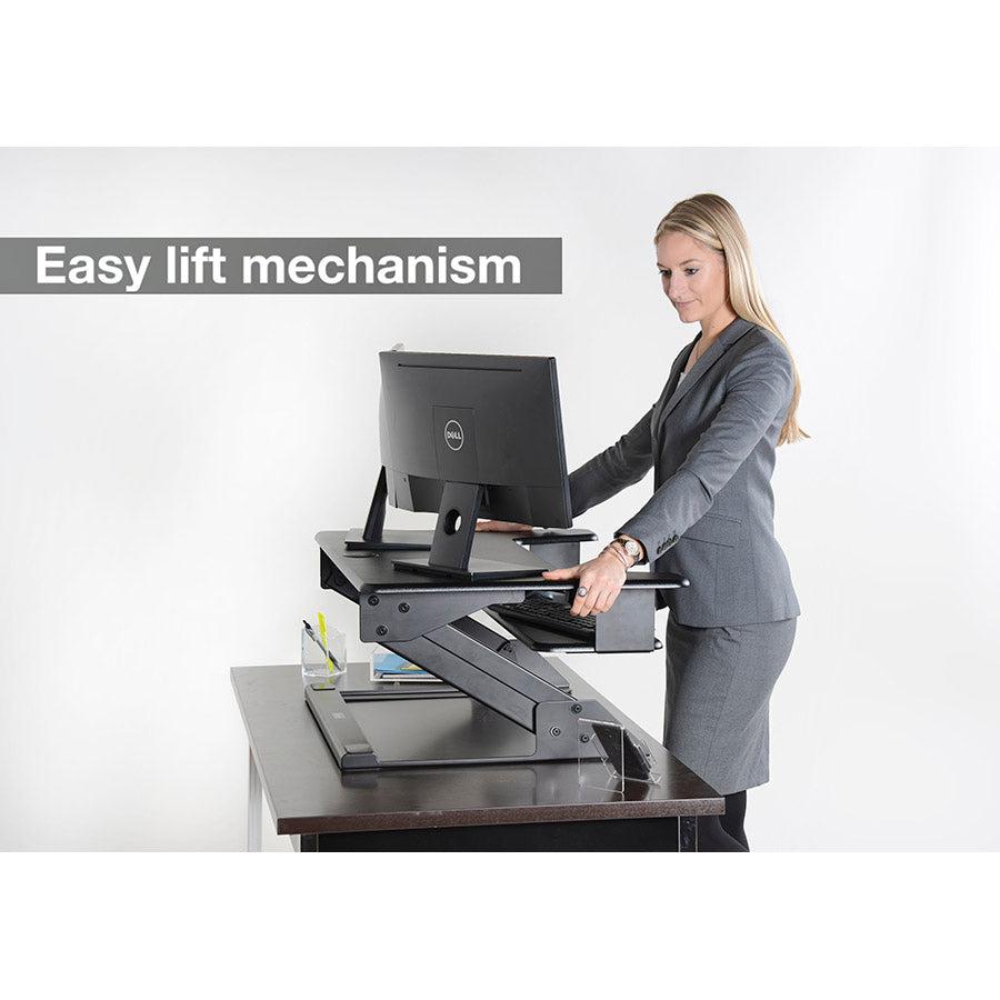 Kantek Sit to Stand Desk Riser - Manual
