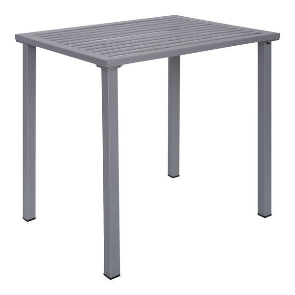 Daytona Collection Outdoor/Indoor 24" x 32" Steel Dining Height Table