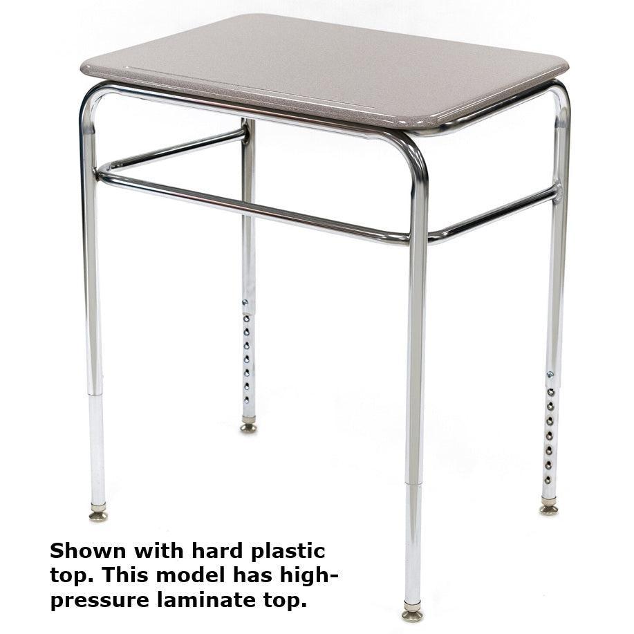 Adjustable Height Student Lecture Desk, High-Pressure Laminate Top