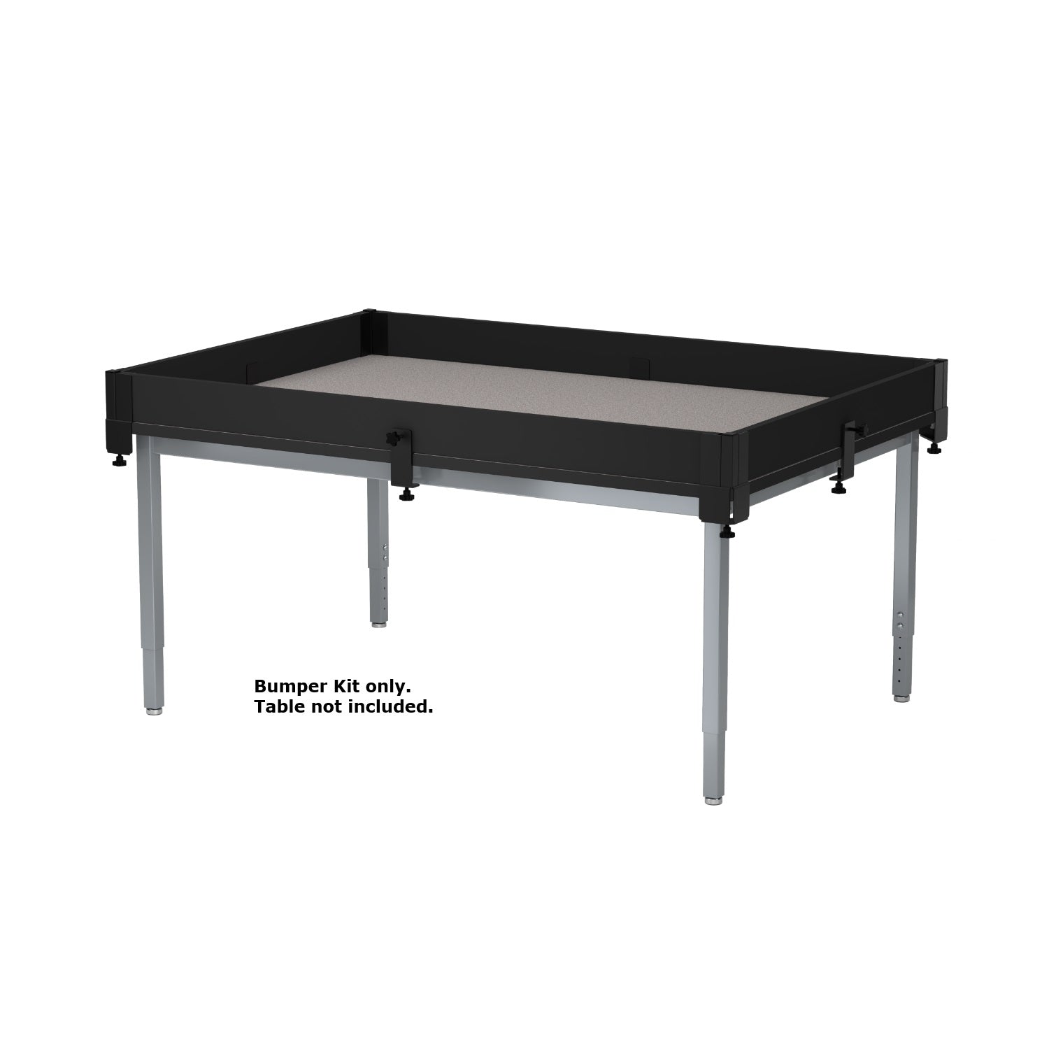 Robotics Table Bumper Kit, Black Laminate Panels