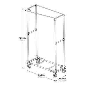 Caddy for Resin Folding Chairs