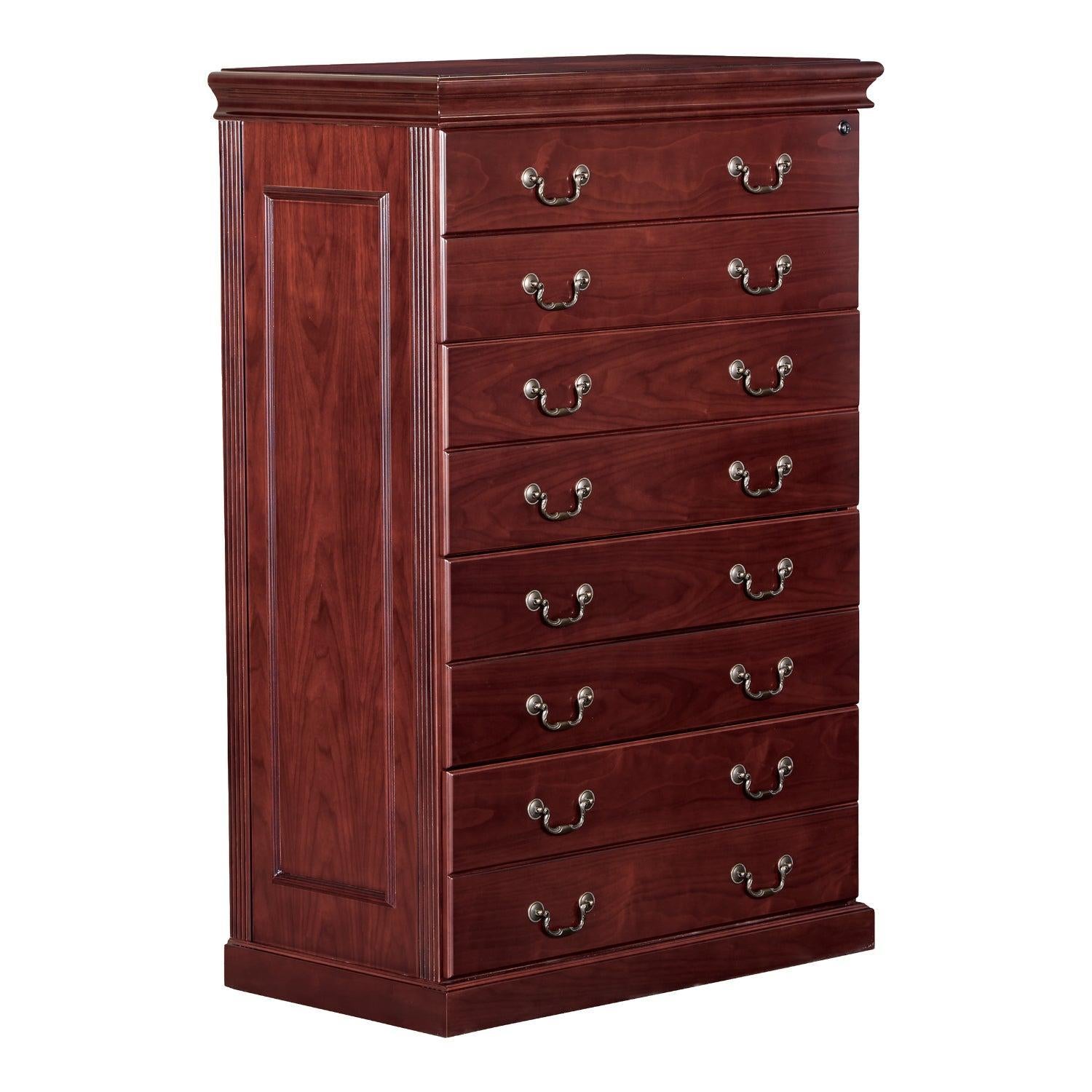 Townsend Traditional 4-Drawer Lateral File, 36" x 20" x 54" H