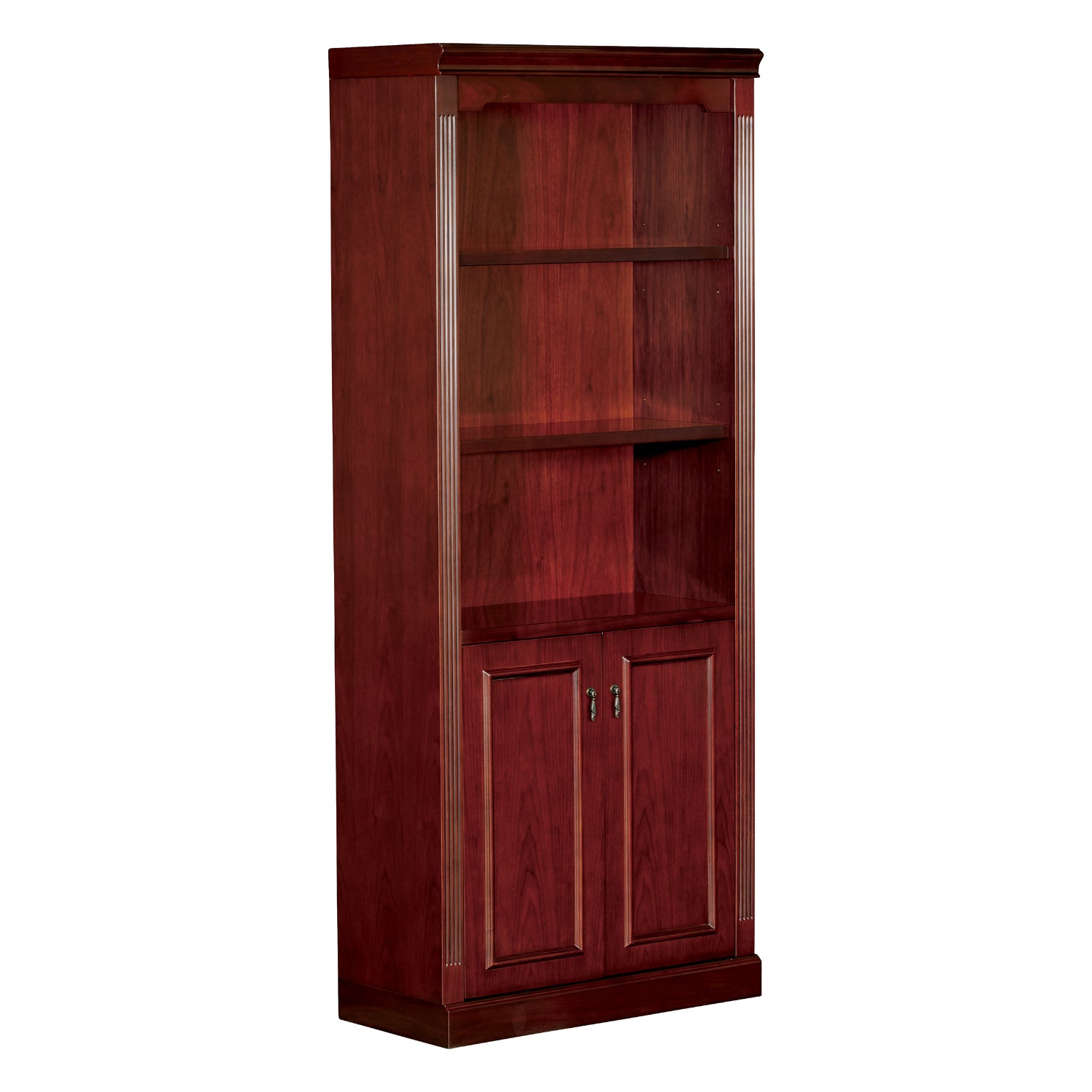 Townsend Traditional Wall Unit Bookcase with Storage Cabinet, 30" x 14" x 72" H