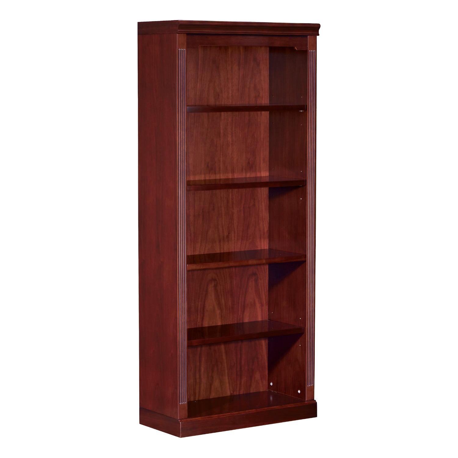 Townsend Traditional Wall Unit Bookcase with 5 Shelves, 30" x 14" x 72" H