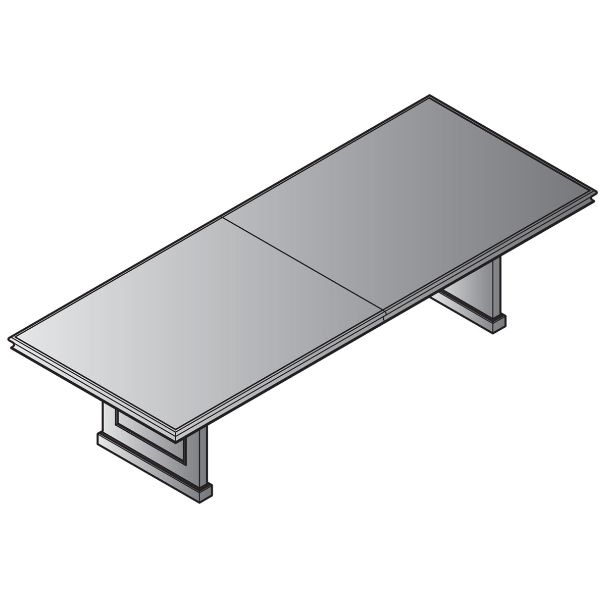 Townsend Traditional Rectangular 10 Ft. Conference Table