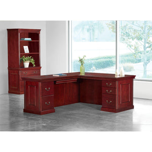 Townsend Traditional L-Shape Desk with Left  Return, 66" x 79" x 30" H