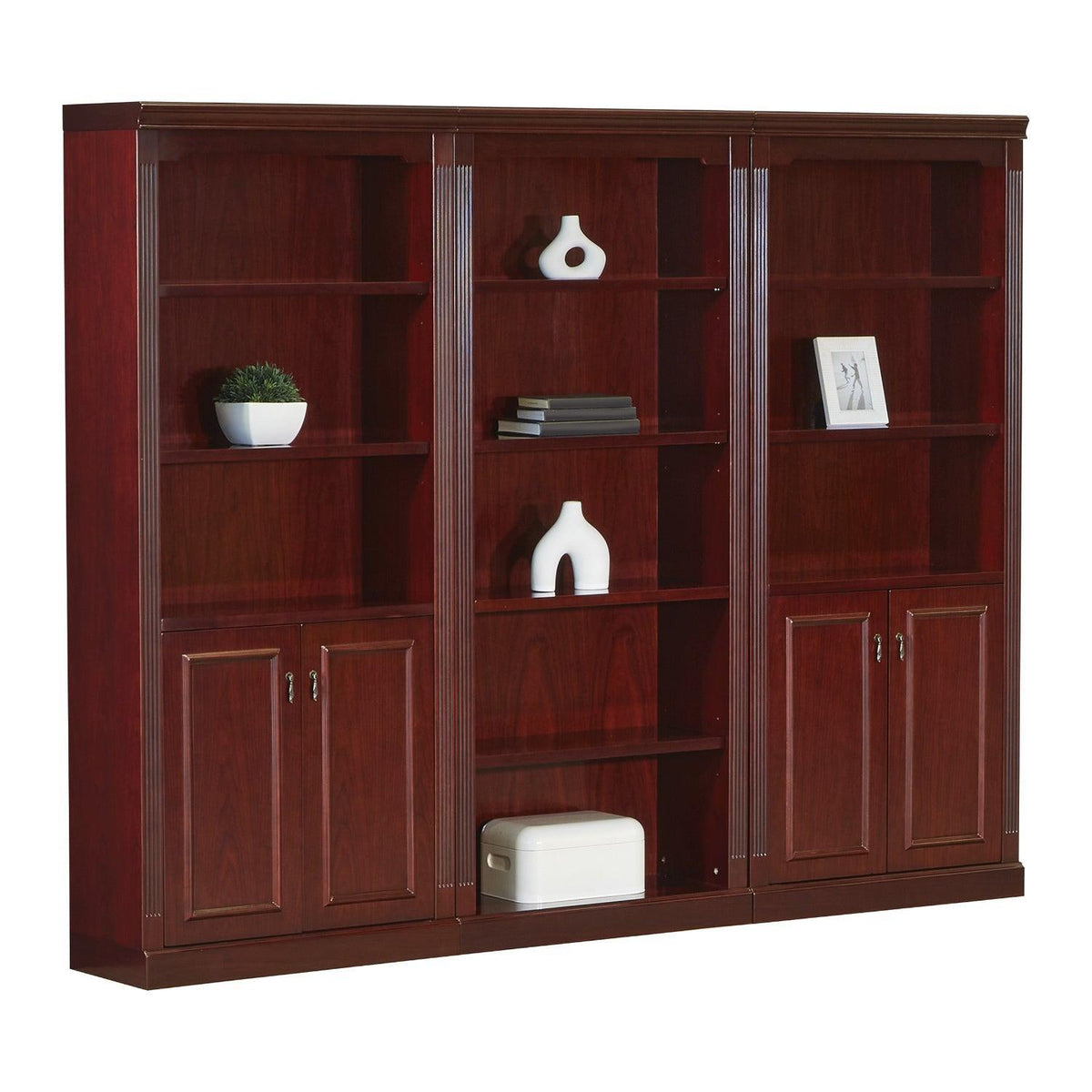 Townsend Traditional 3-Piece Wall Unit, Typical 2, 90" x 14" x 72" H