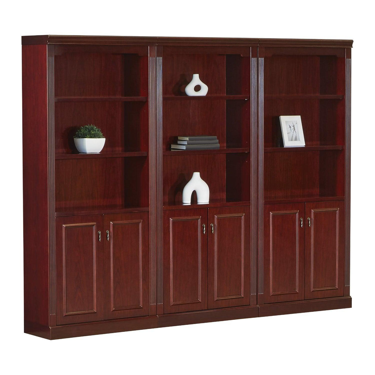 Townsend Traditional 3-Piece Wall Unit, Typical 4, 90" x 14" x 72" H4