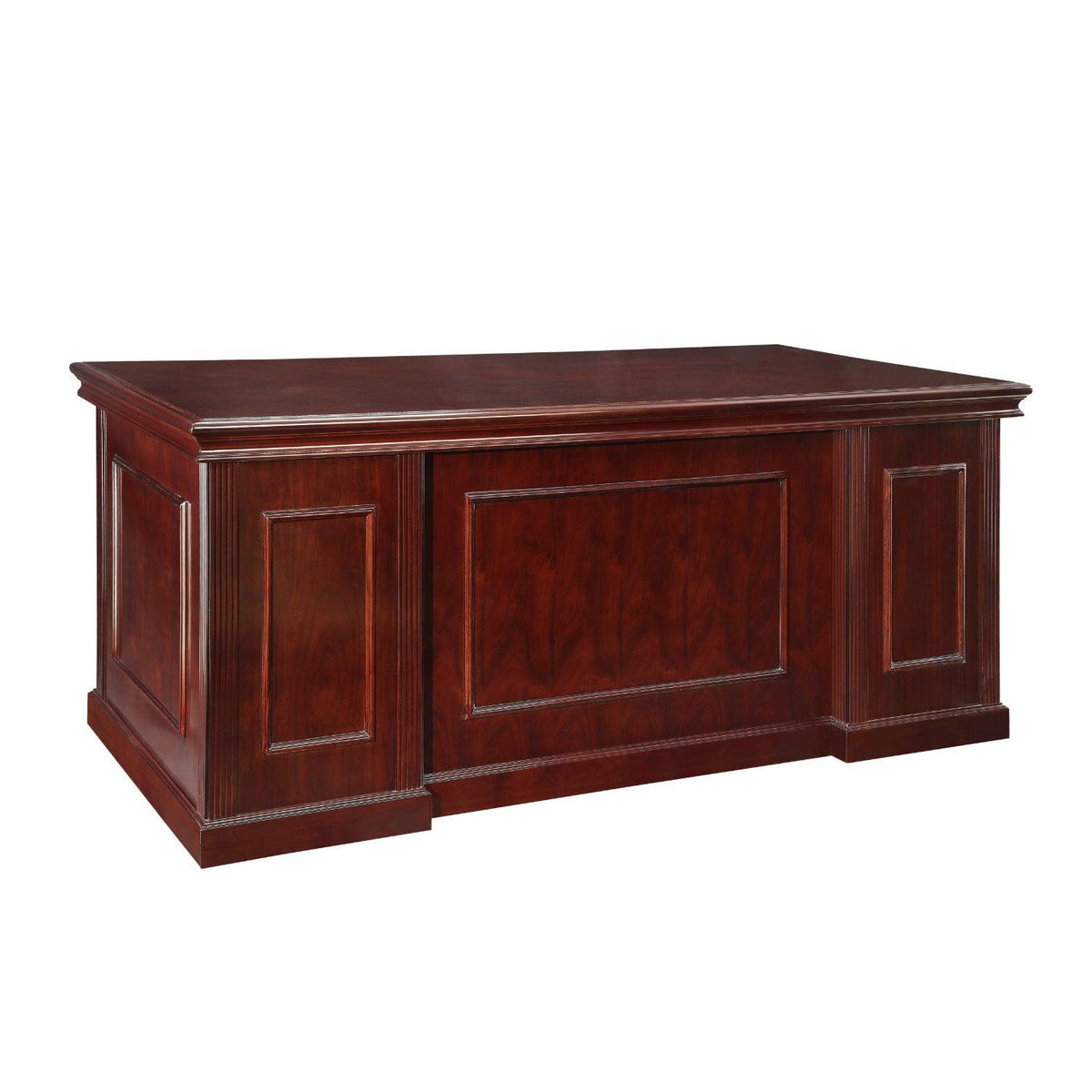 Townsend Traditional Double Pedestal Desk, 72" x 36" x 30" H