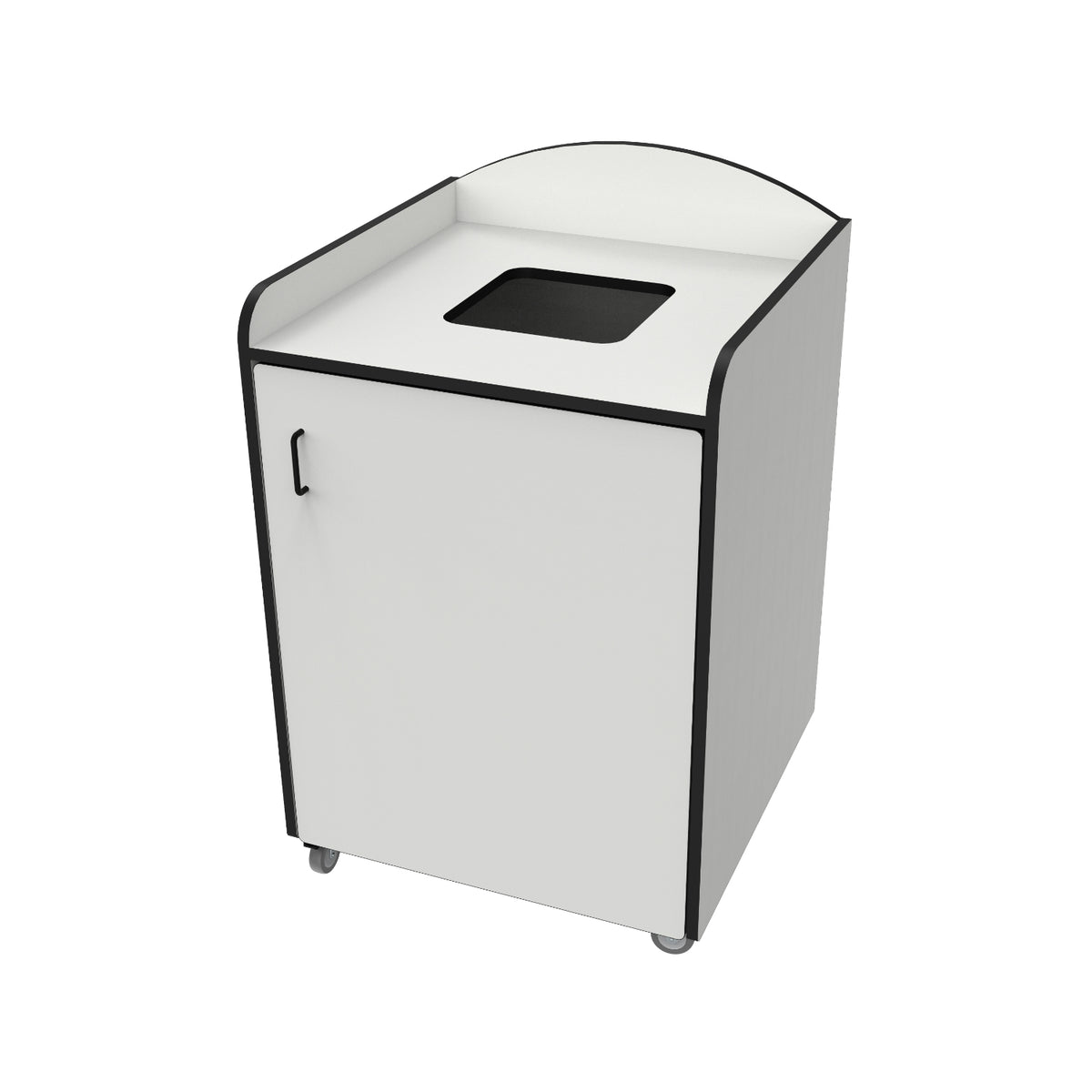 Trash Bin Receptacle, 44 Gallon