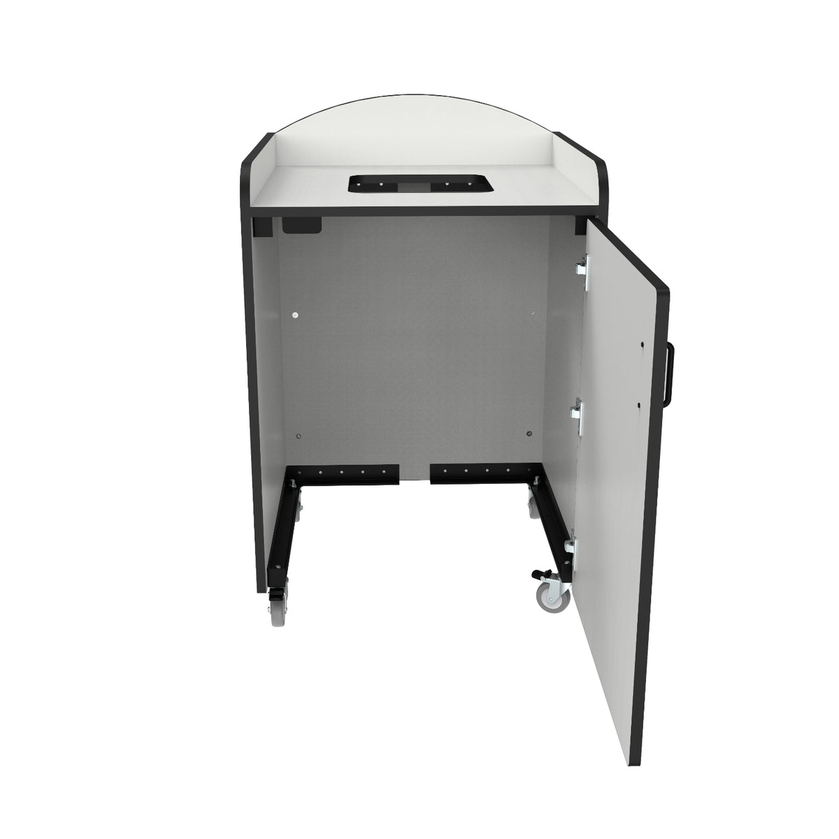 Trash Bin Receptacle, 44 Gallon