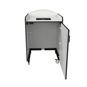 Trash Bin Receptacle, 55 Gallon