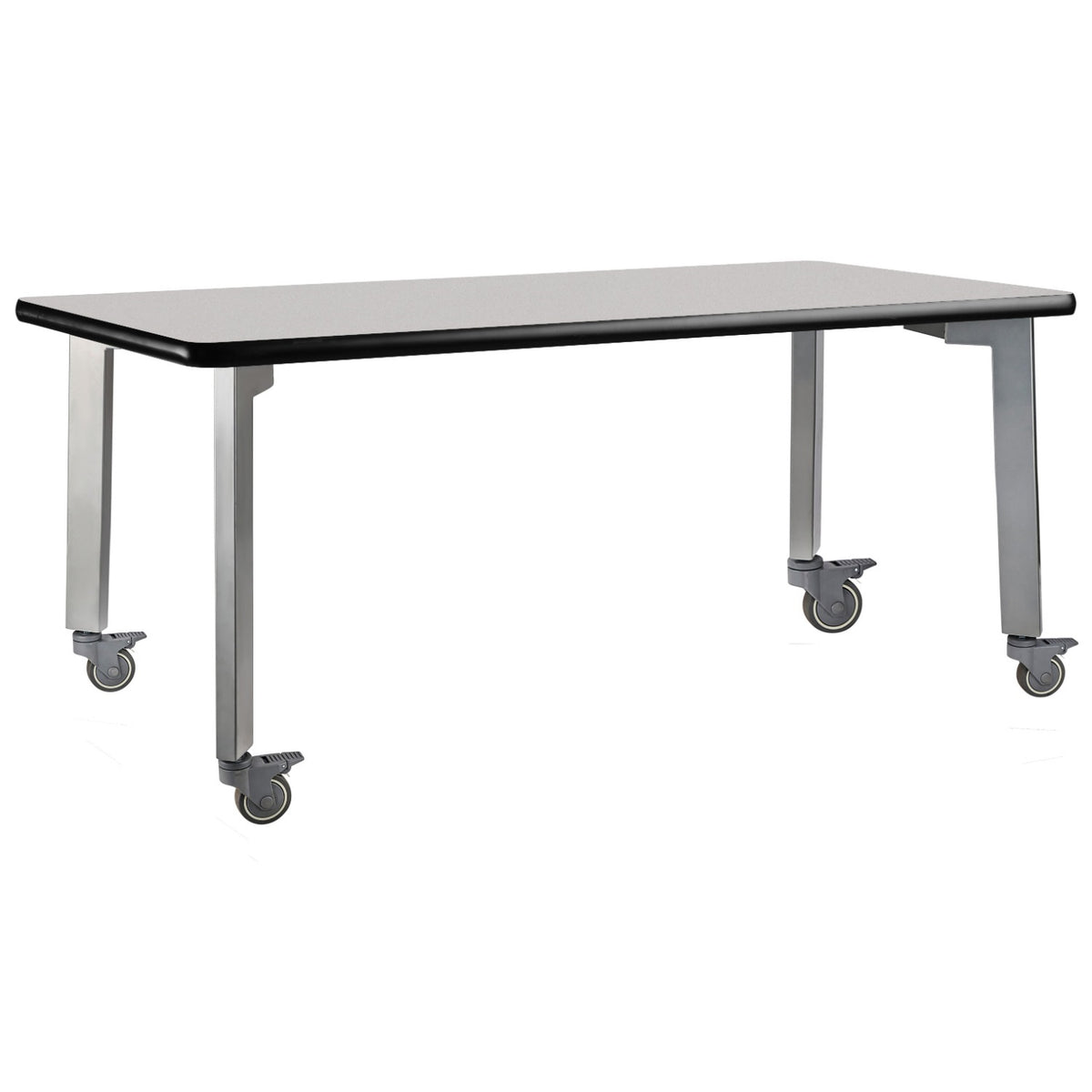Titan Table, 42" x 60", Supreme High Pressure Laminate Top with MDF Core and ProtectEdge