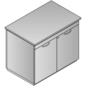 Tuxedo 2-Door Storage Cabinet, 36" W x 24" D x 30" H