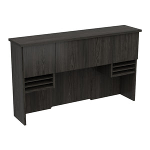 Tuxedo 72" Hutch with Wood Doors, 72" W x 16" D x 42" H,