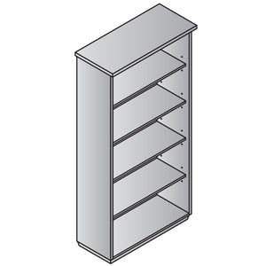 Tuxedo 5-Shelf Bookcase