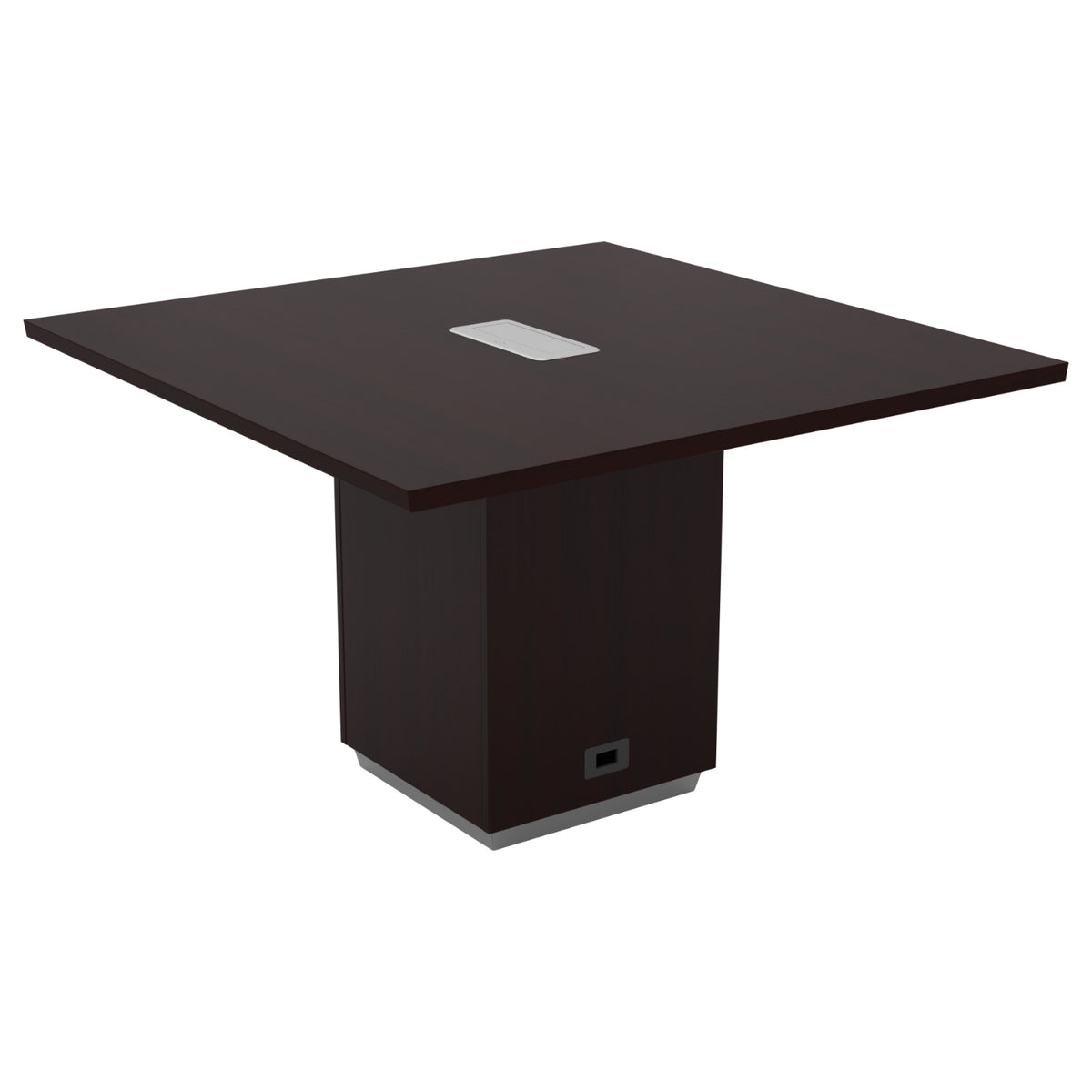 Tuxedo 48" Square Table, Matching Top and Base