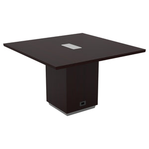 Tuxedo 48" Square Table, Matching Top and Base