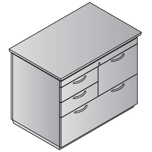 Tuxedo Multi-File Cabinet, 36" W x 20" D x 30" H