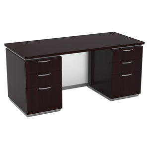 Tuxedo Double Pedestal Desk, 66" x 30"