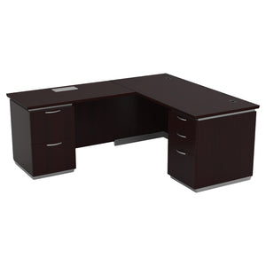 Tuxedo L-Shape with Left Return, 66" x 78"