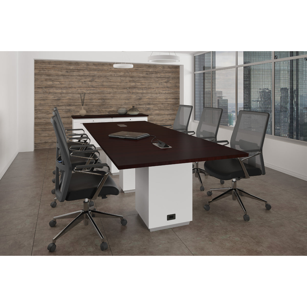 Tuxedo Rectangular Table, 120" x 48", 2-Color Combinatioin