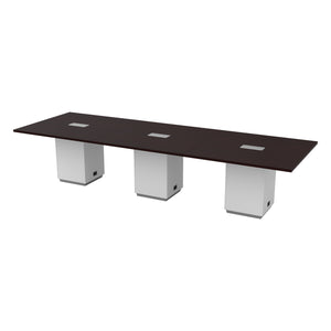 Tuxedo Rectangular Table, 144" x 48", 2-Color Combination