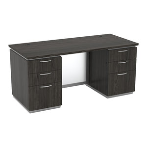 Tuxedo Double Pedestal Desk, 66" x 30"
