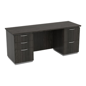 Tuxedo Double Pedestal Credenza, 72" x 36"