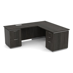 Tuxedo L-Shape with Left Return, 66" x 78"