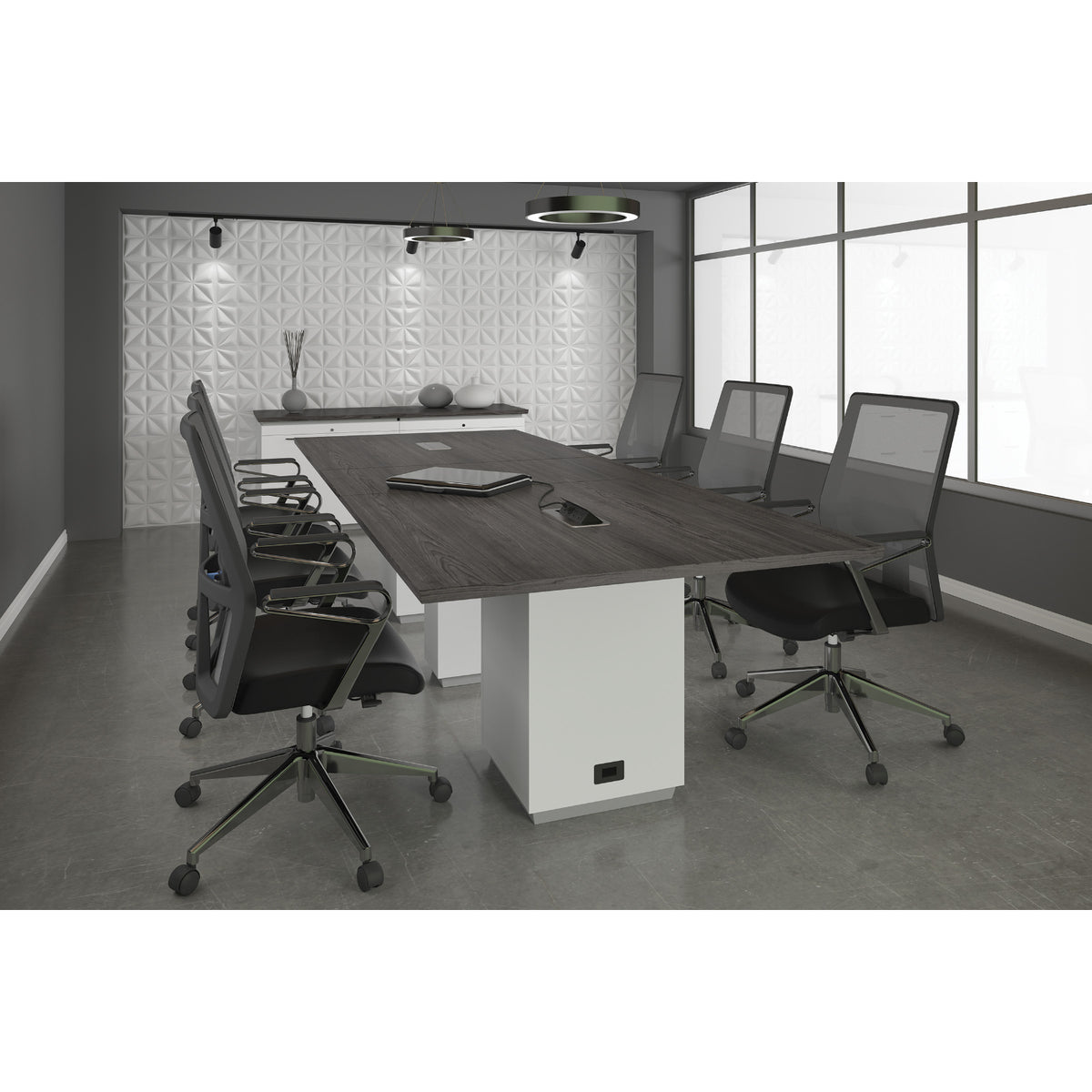 Tuxedo Rectangular Table, 120" x 48", 2-Color Combinatioin
