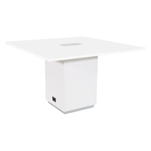 Tuxedo 48" Square Table, Matching Top and Base
