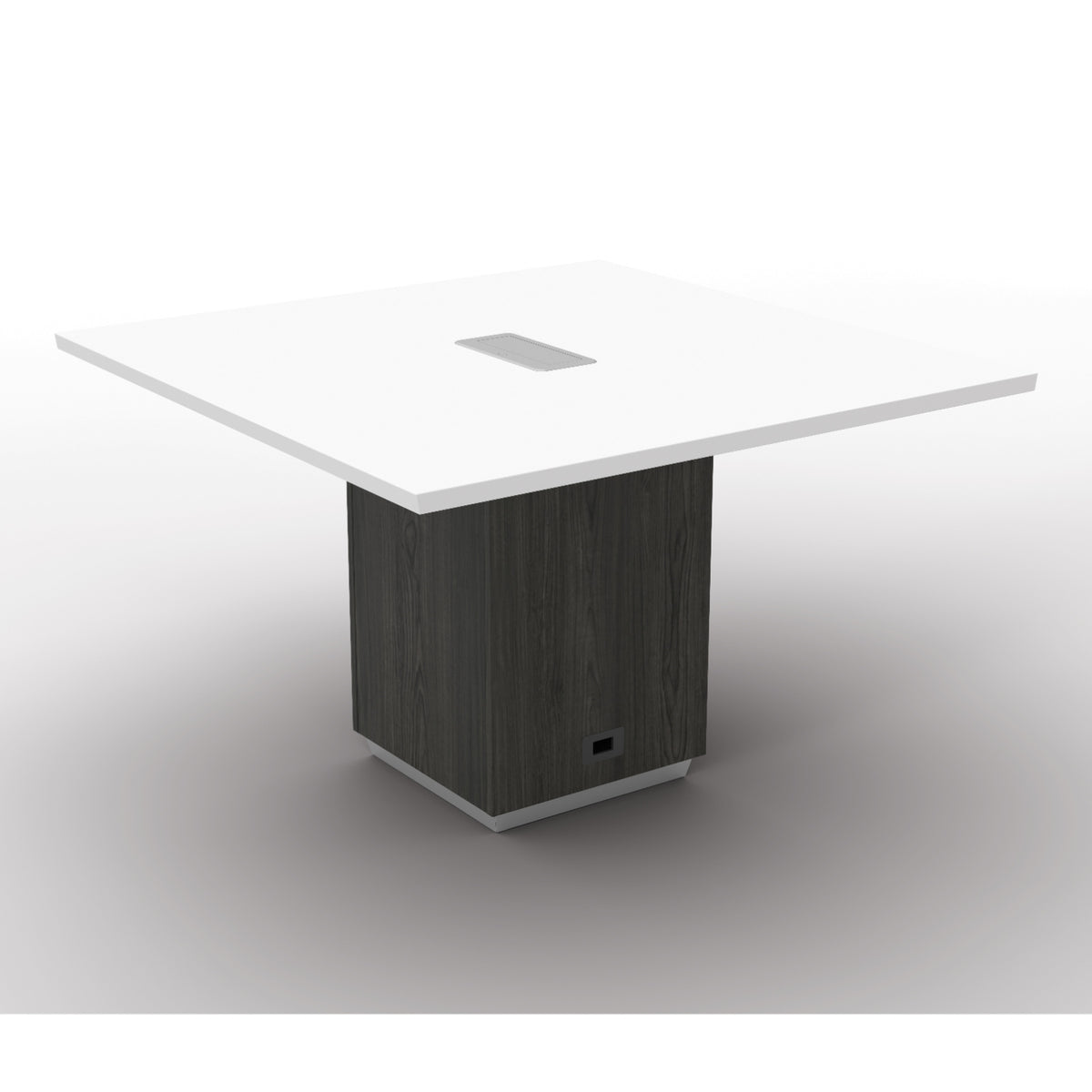 Tuxedo 48" Square Table, 2-Color Combination