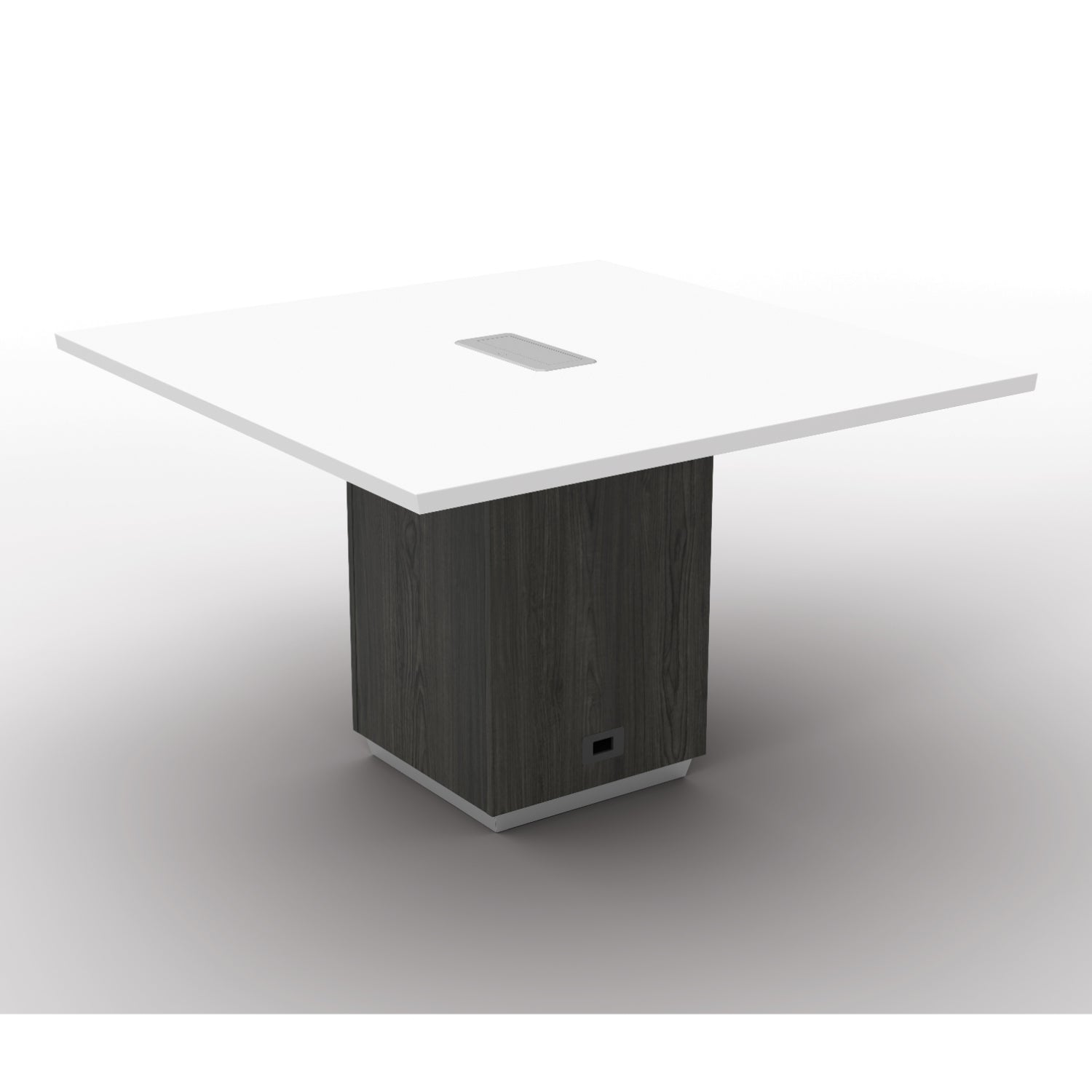 Tuxedo 48" Square Table, 2-Color Combination