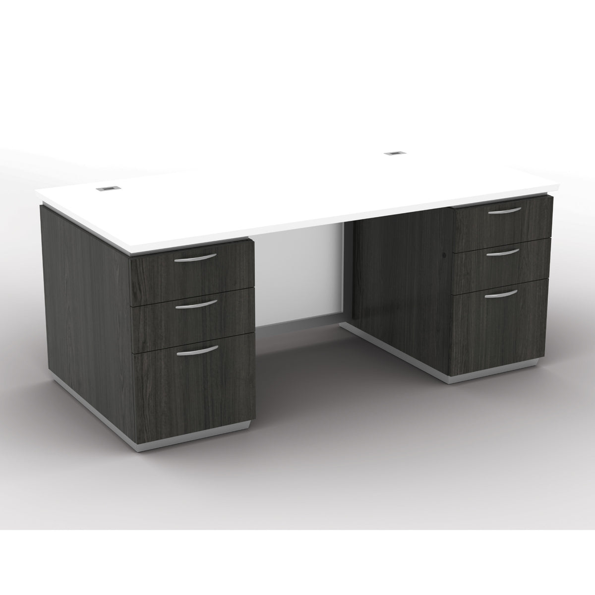 Tuxedo Double Pedestal Desk, 72" x 36"