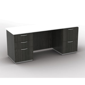 Tuxedo Double Pedestal Credenza, 72" x 36"
