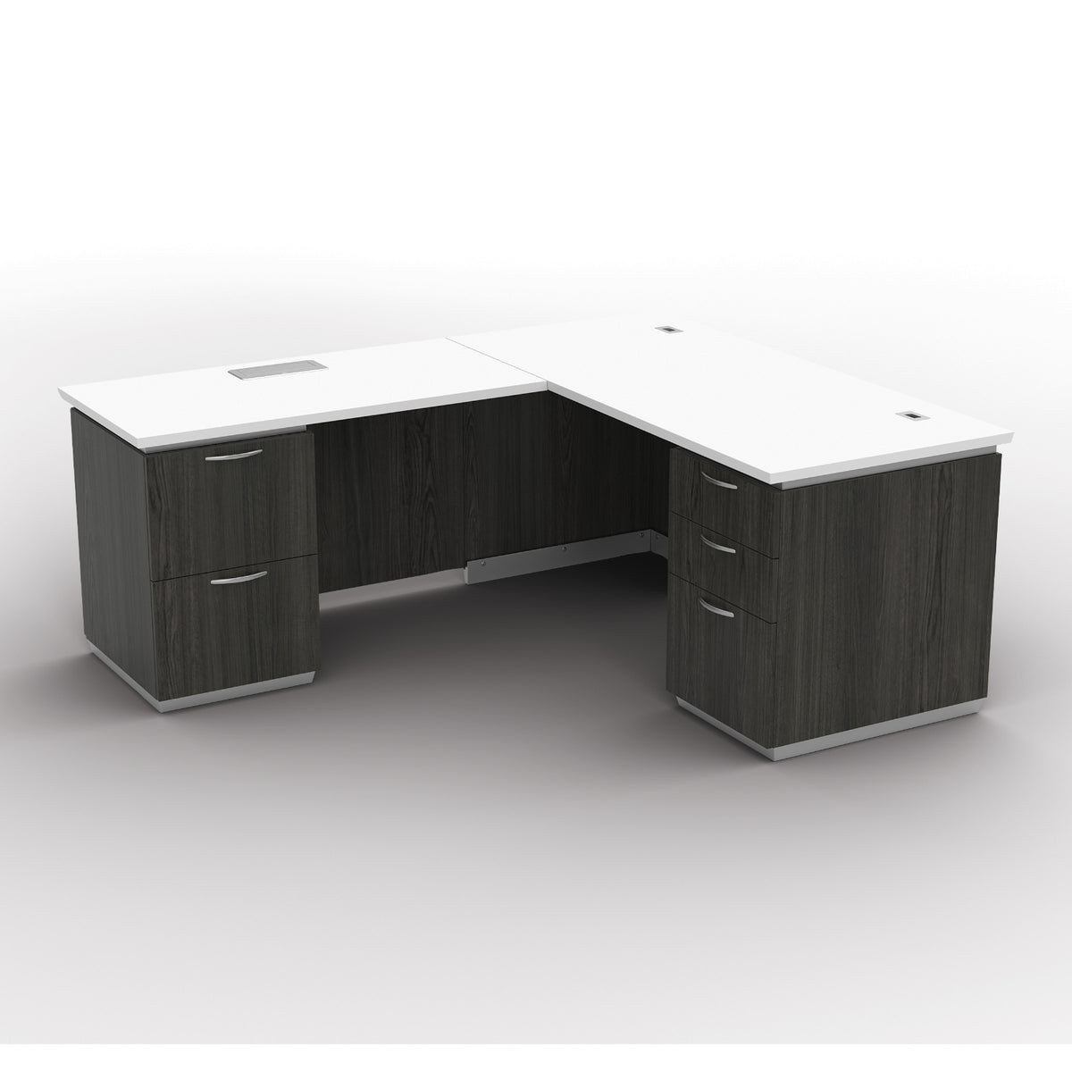 Tuxedo L-Shape with Left Return, 66" x 78"