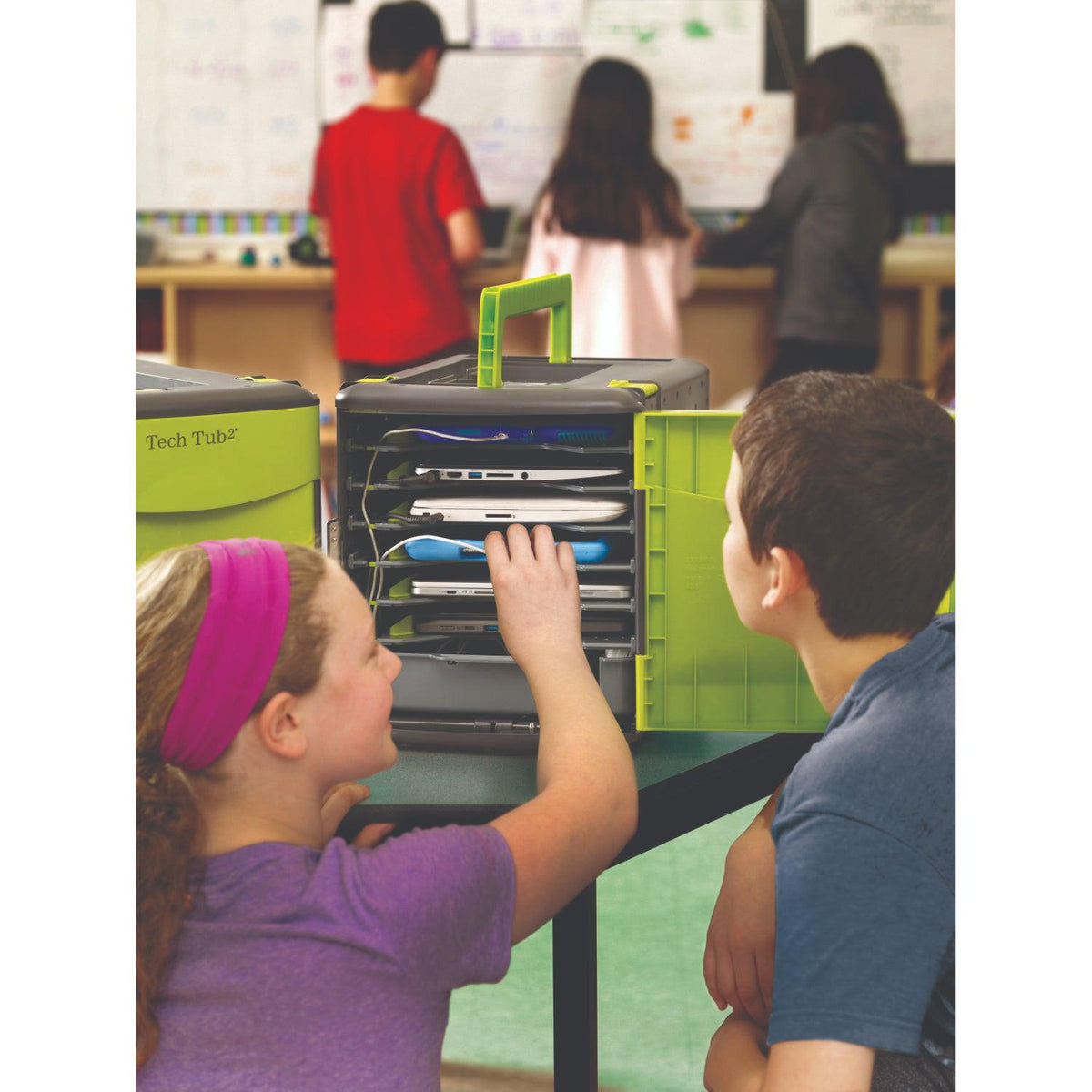 Copernicus Tech Tub2® for Large Adapters, Holds 6 Devices