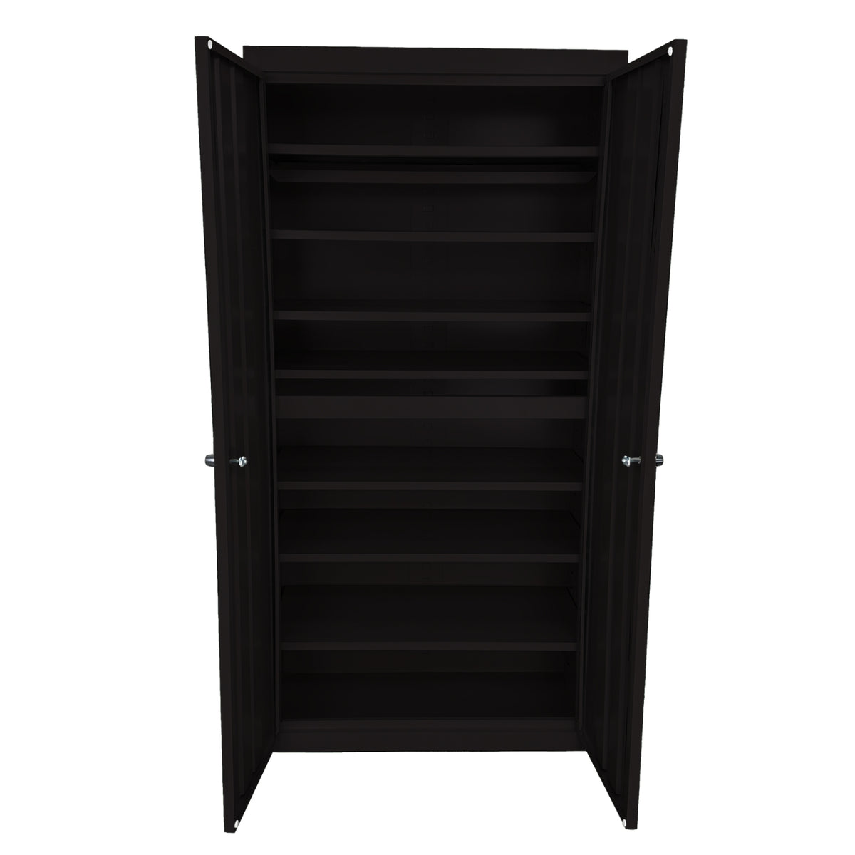 Herculite Premium Metal All-Adjustable 7-Shelf Storage Cabinet, 36" W x 18" D x 72" H
