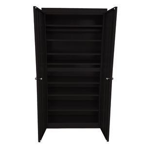 Herculite Premium Metal All-Adjustable 7-Shelf Storage Cabinet, 36" W x 18" D x 72" H