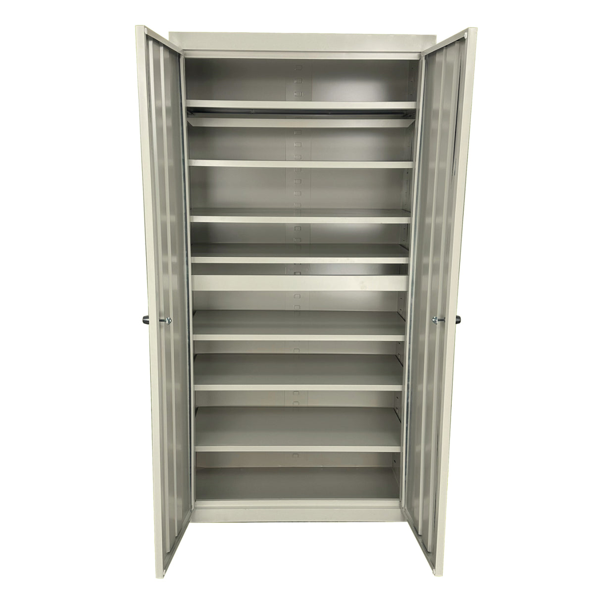 Herculite Premium Metal All-Adjustable 7-Shelf Storage Cabinet, 36" W x 18" D x 72" H