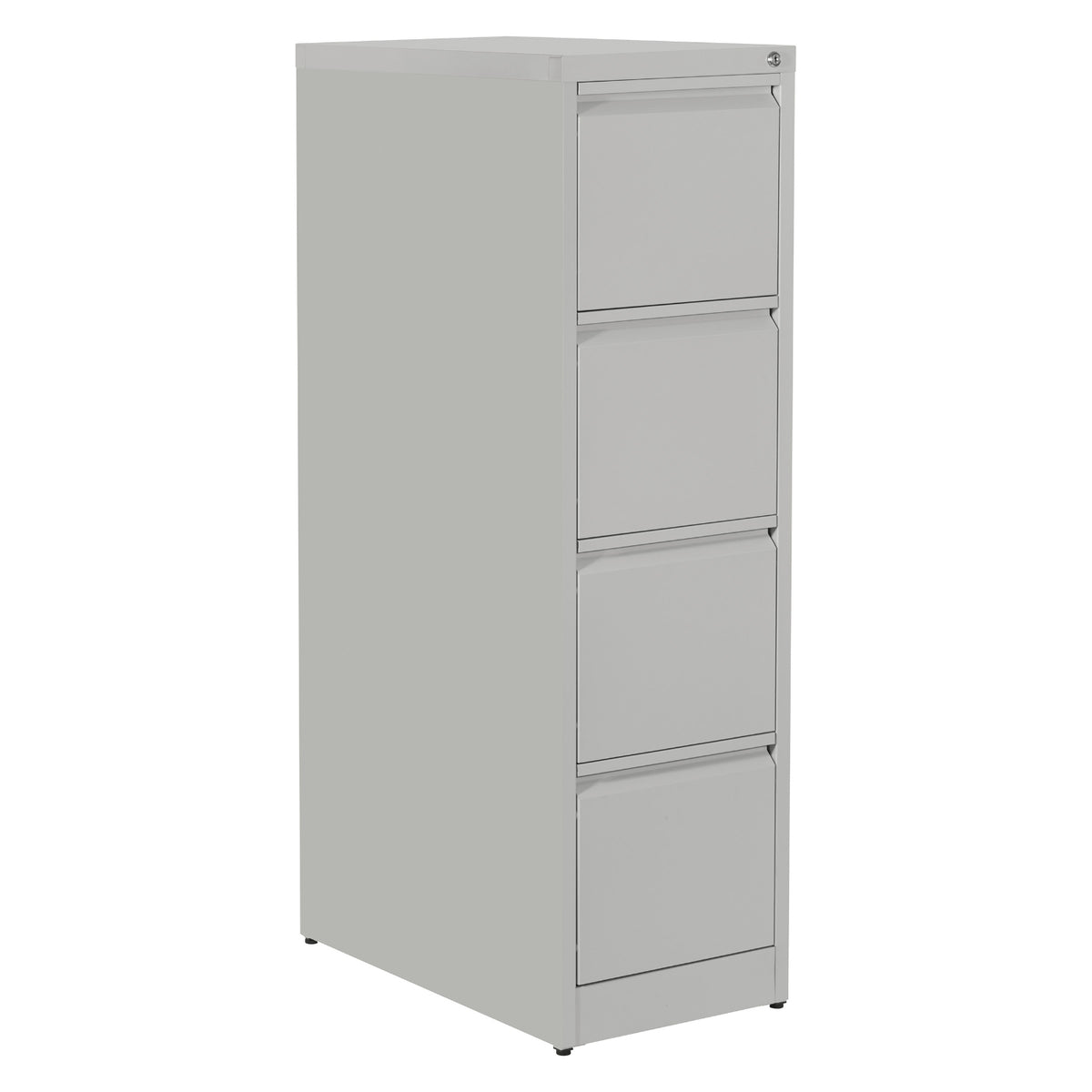 4-Drawer Metal Vertical File, Letter Width