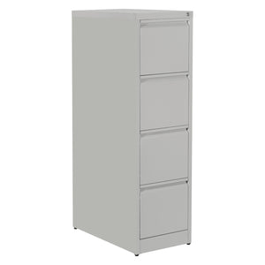 4-Drawer Metal Vertical File, Letter Width
