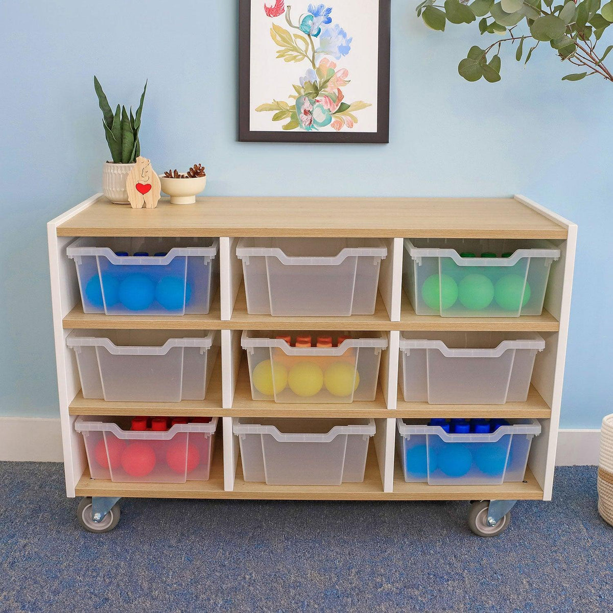 elevatED™ Nine Tray Mobile Cabinet