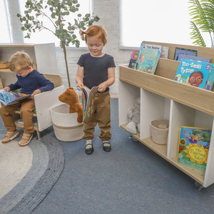 elevatED™ Mobile Book Storage Island