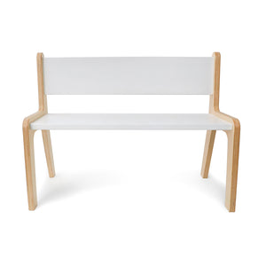 Whitney Plus White Bench, 14" H