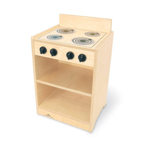 Let's Play Toddler Stove, Natural Finish