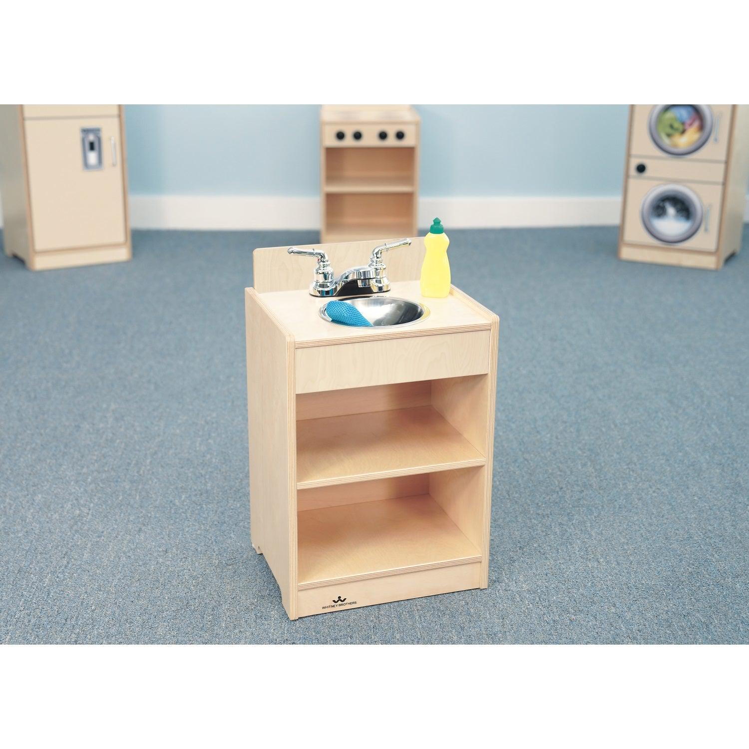 Let's Play Toddler Sink, Natural Finish